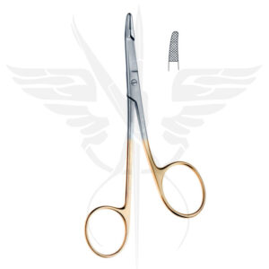 Gillies Needle Holder with scissors