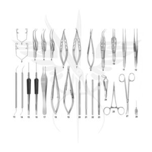 VETERINARY OPHTHALMIC INSTRUMENT SET